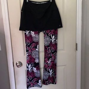 Running skirt with flare bottoms